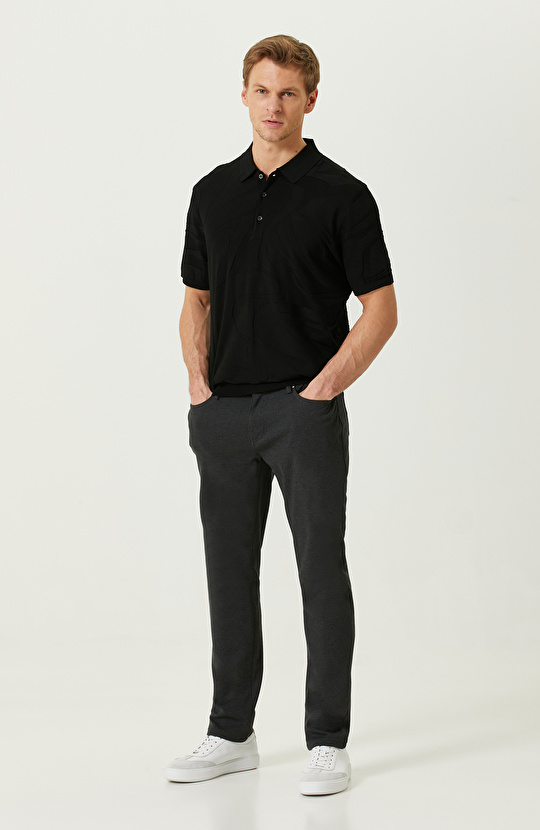 N-Tech Antrasit  Örme Casual Pantolon