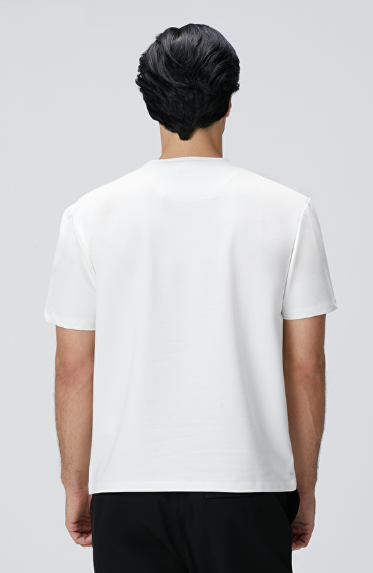 N-Tech Kırık Beyaz Basic T-shirt