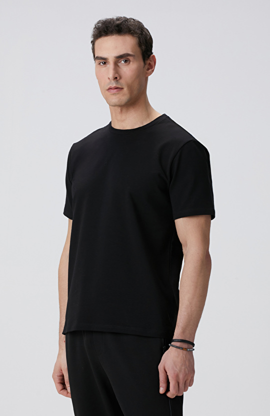 N-Tech Siyah Basic T-shirt