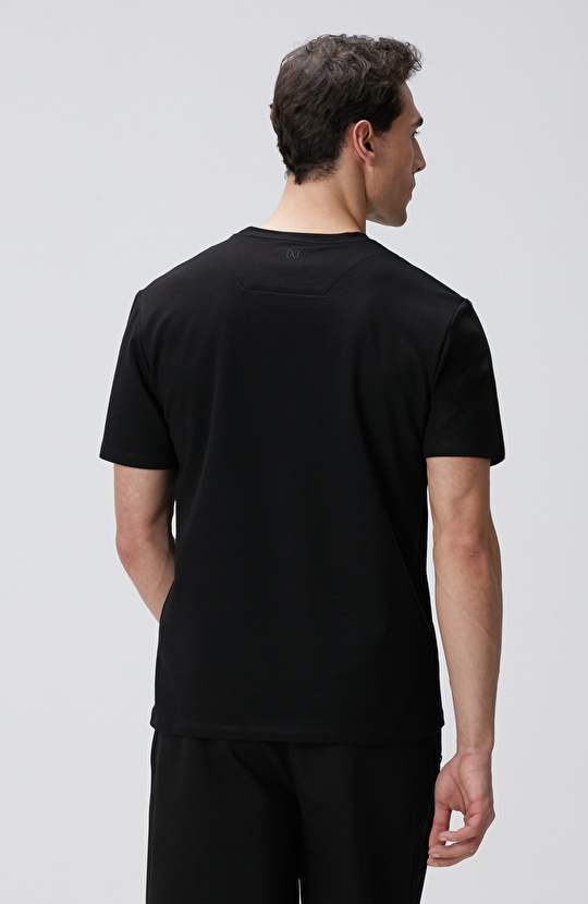 N-Tech Siyah Basic T-shirt