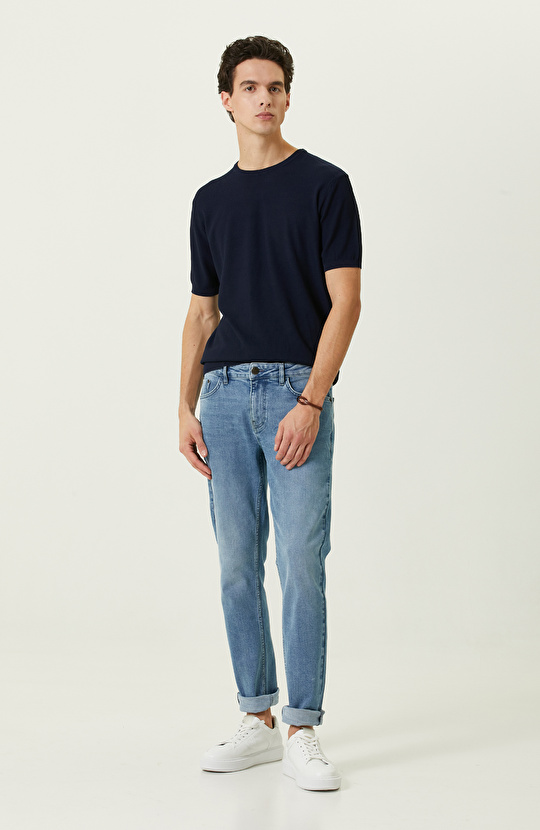 Açık Mavi Denim Pantolon