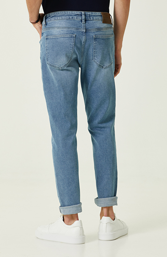 Açık Mavi Denim Pantolon
