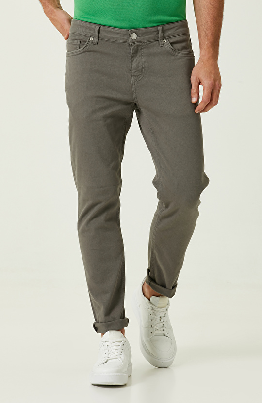 Haki 5 Cepli Casual Pantolon