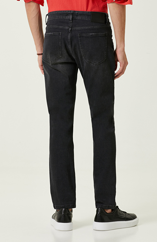 Antrasit 5 Cepli Denim Pantolon