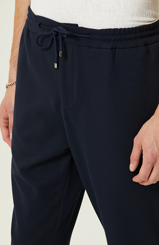 Lacivert Duble Paça Eşofman