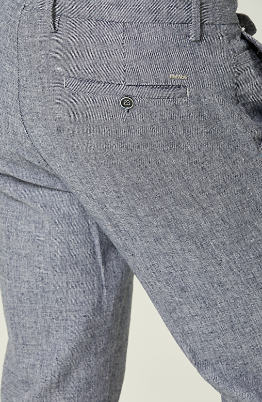 Lacivert Duble Paça Pantolon