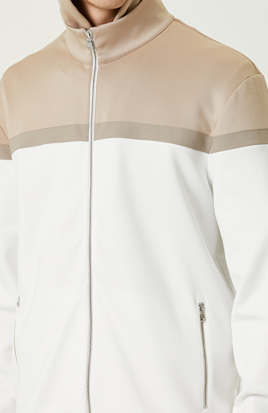 N-Tech Camel Dik Yaka  Sweatshirt