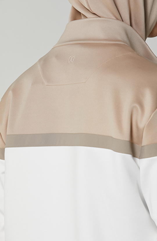 N-Tech Camel Dik Yaka  Sweatshirt