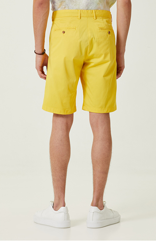 Sarı Duble Paça Şort