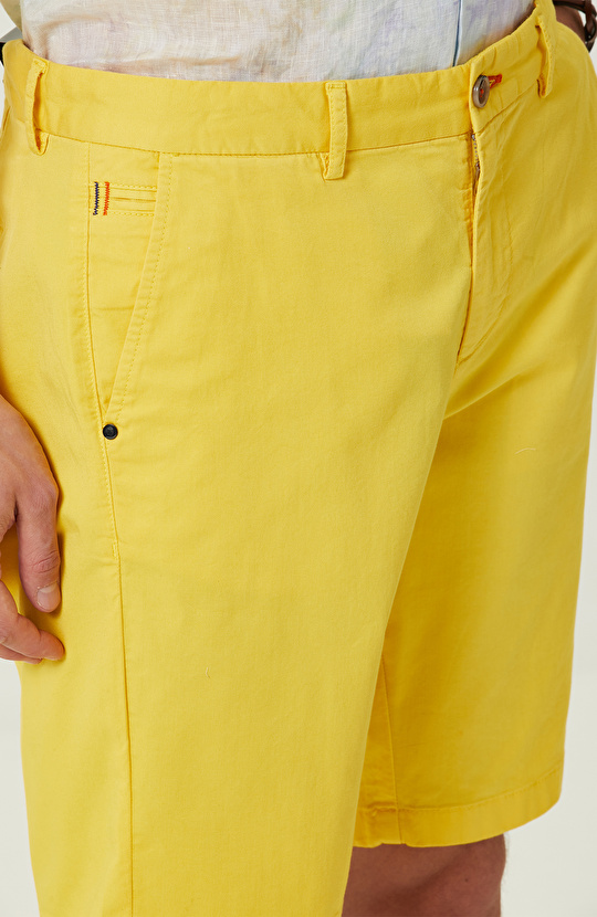 Sarı Duble Paça Şort