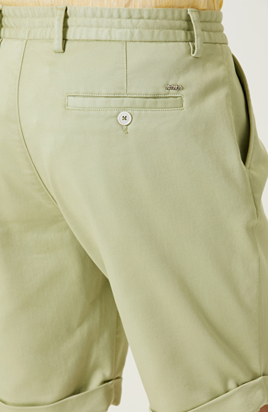 Yeşil Duble Paça Şort