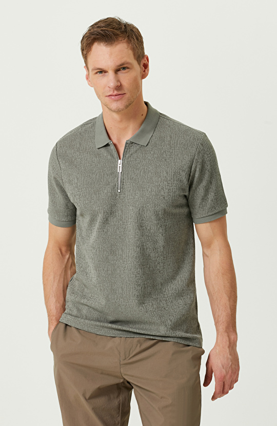 Haki Polo Yaka T-shirt
