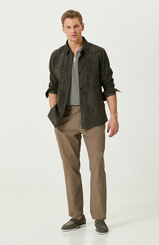 Haki Polo Yaka T-shirt