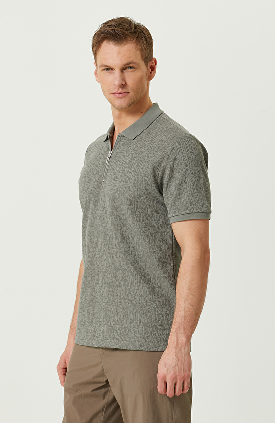 Haki Polo Yaka T-shirt