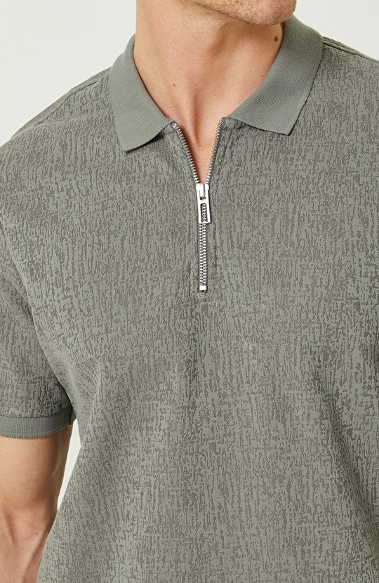 Haki Polo Yaka T-shirt
