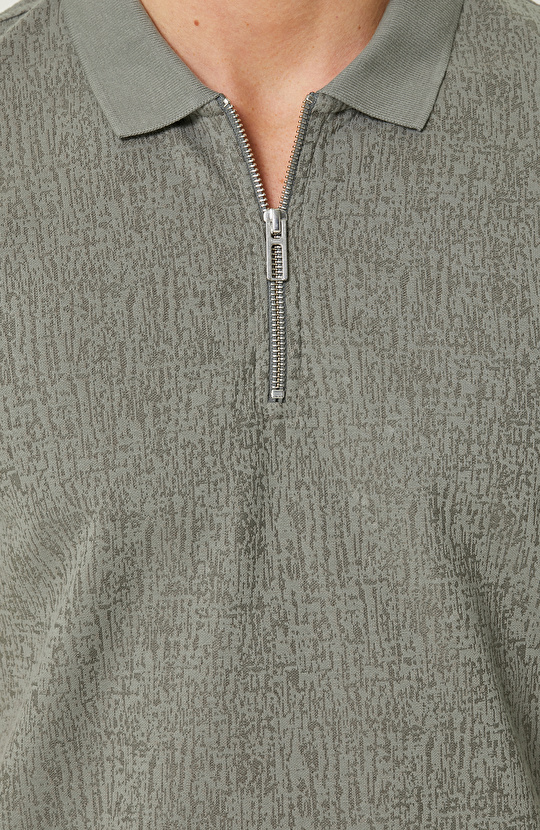 Haki Polo Yaka T-shirt