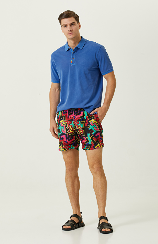 Saks Mavisi Polo Yaka T-Shirt