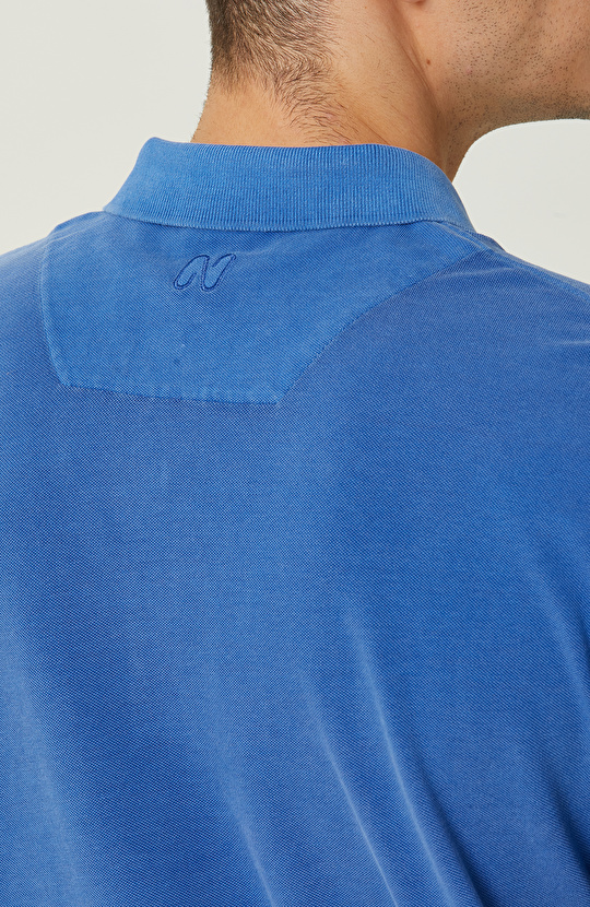 Saks Mavisi Polo Yaka T-Shirt