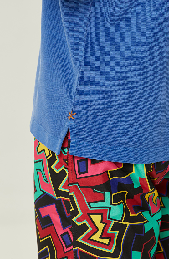 Saks Mavisi Polo Yaka T-Shirt