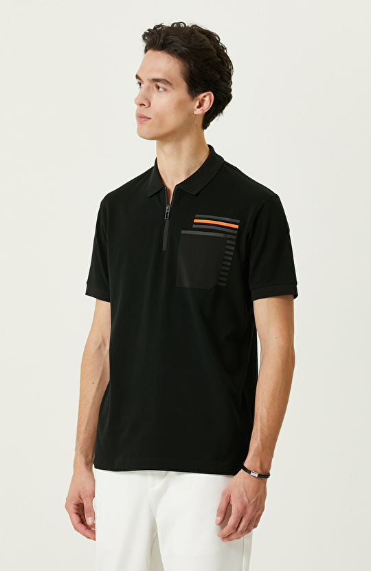 Siyah Baskılı T-Shirt