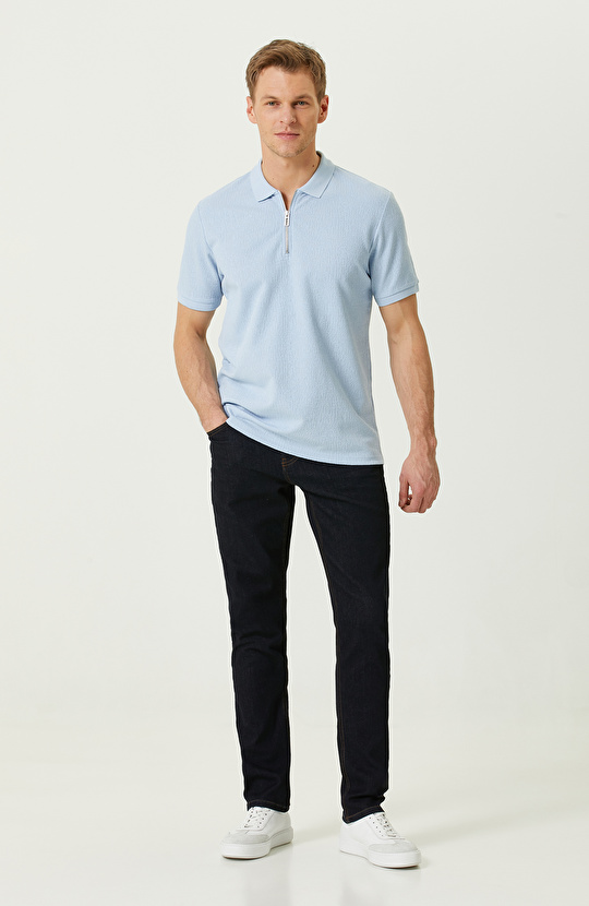 Lacivert 5 Cepli Denim Pantolon Lacivert 5 Cepli Denim Pantolon