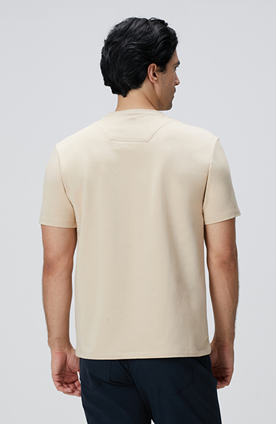 N-Tech Bej Basic T-shirt