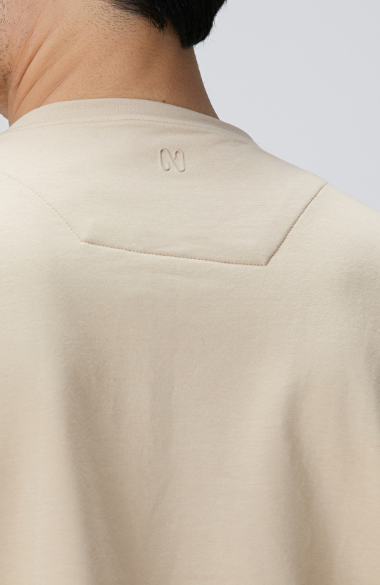 N-Tech Bej Basic T-shirt