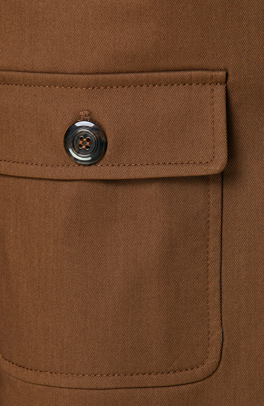 Kahverengi 3 Düğmeli Blazer Ceket