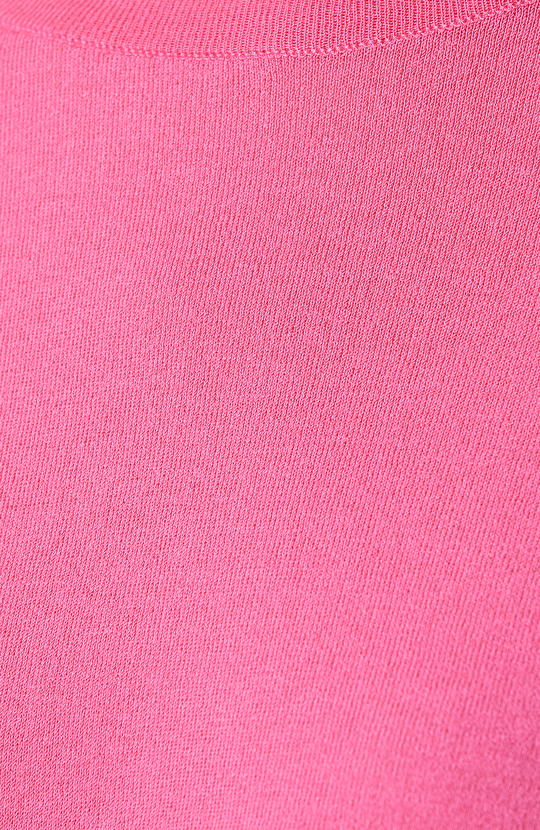 Pembe Kısa Kollu Bisiklet Yaka Kazak