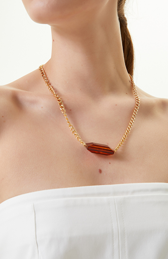 Gold Altın Rengi Kadın Kolye