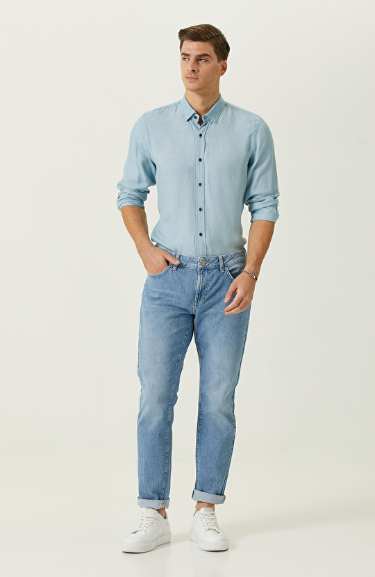Açık Mavi Denim Pantolon Açık Mavi Denim Pantolon