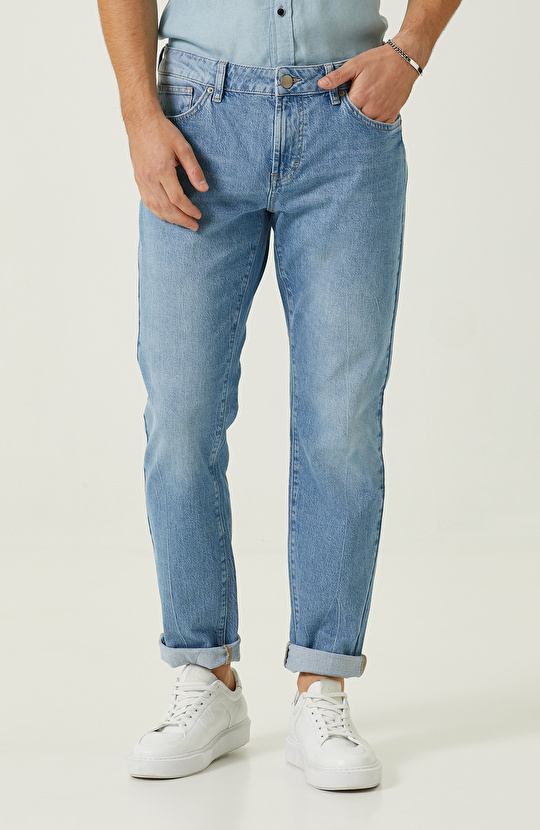 Açık Mavi Denim Pantolon