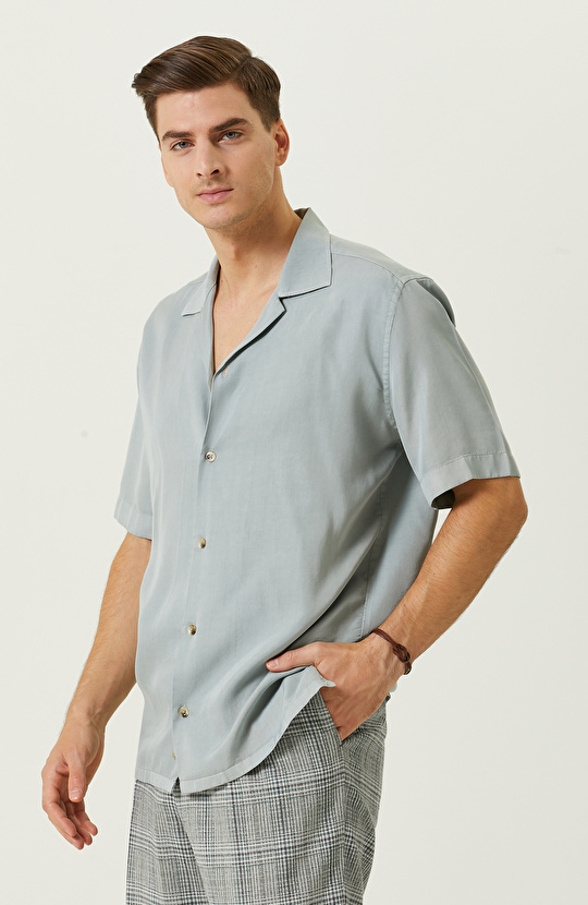 Yeşil Kısa Kollu Gömlek