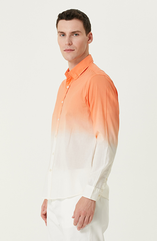Turuncu Degradeli Gömlek