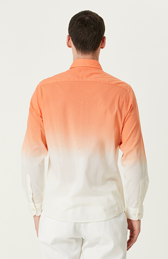 Turuncu Degradeli Gömlek