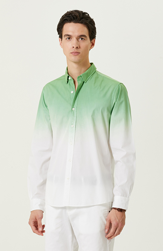 Yeşil Uzun Kollu Gömlek