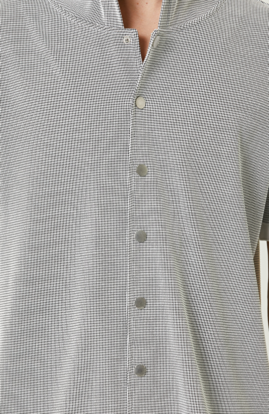 Siyah Beyaz Desenli  Gömlek