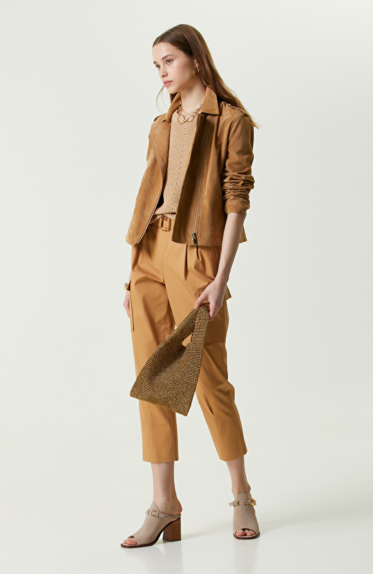 Bej Ajurlu Kolsuz Kazak