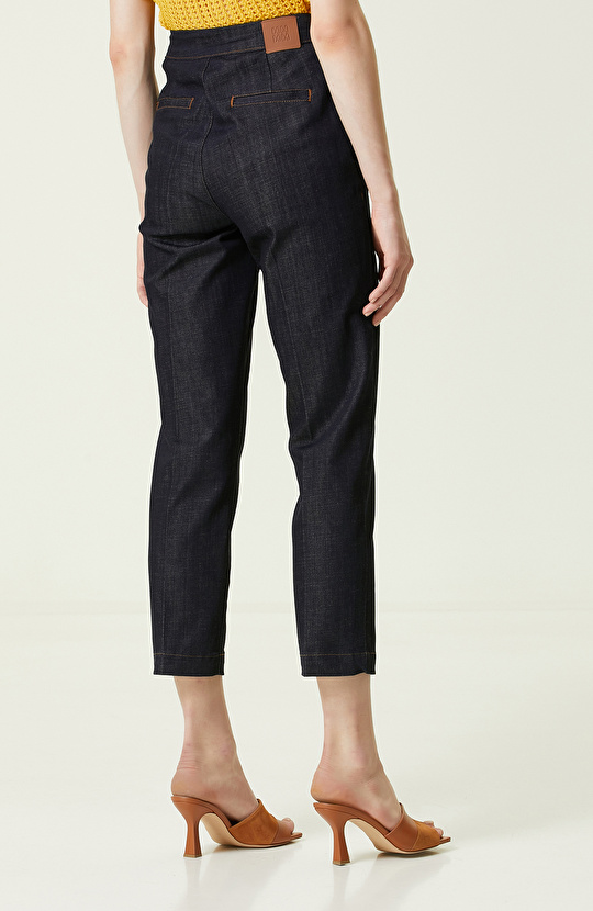 Lacivert Denim Pantolon