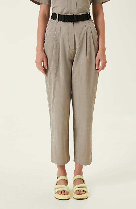 N-Tech Taş Rengi Kemerli Pantolon