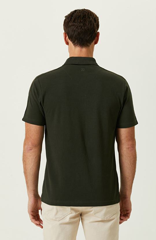 Haki Polo Yaka T-Shirt