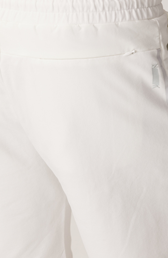 N-Tech Ekru Beli Lastikli Penye Şort