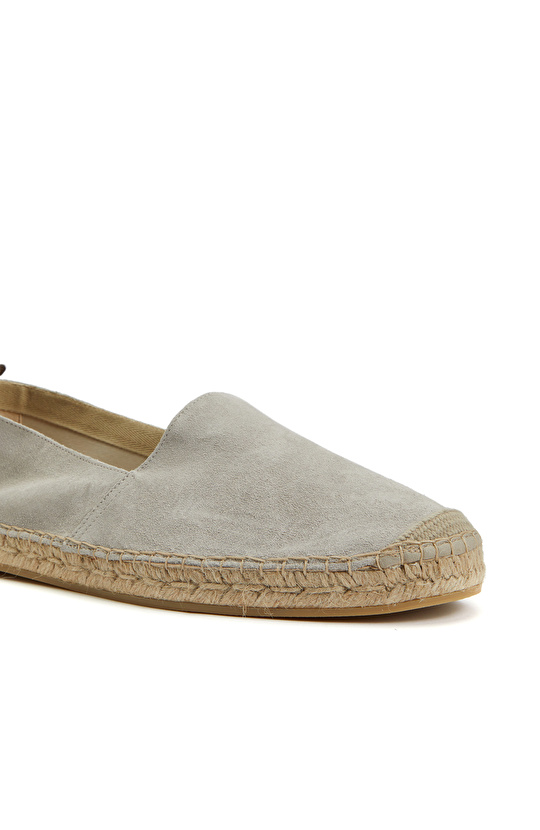 Gri Erkek Süet Espadril