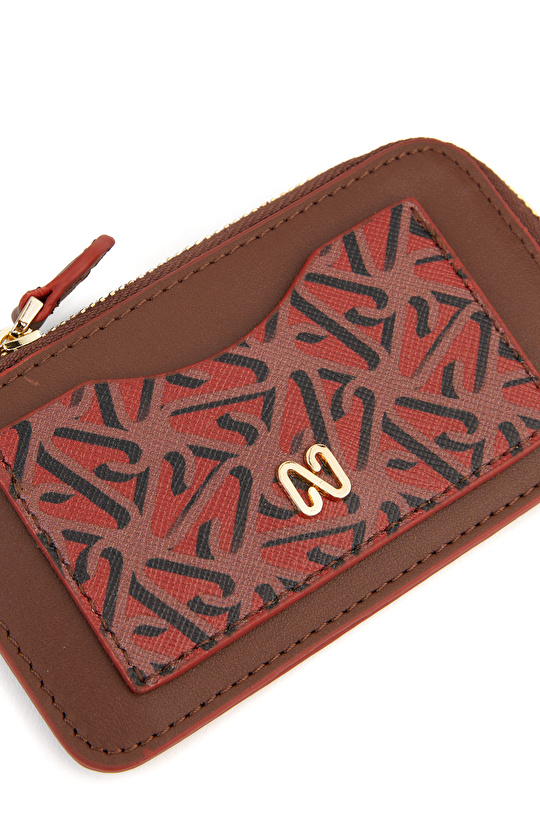Monogram Kiremit Kahverengi Kadın Cüzdan