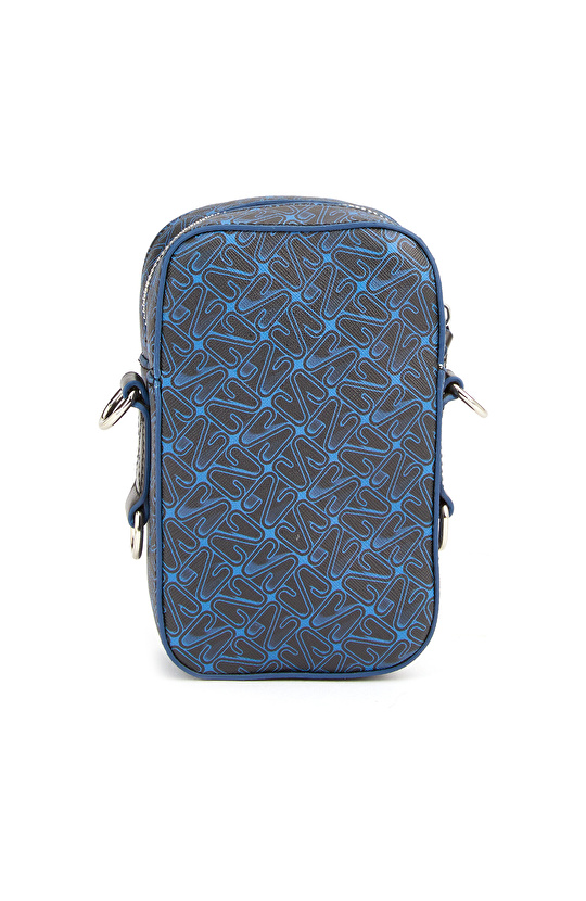 Monogram Siyah Lacivert Erkek Postacı Çantası