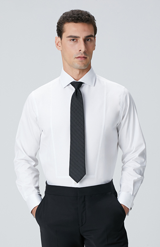 Beyaz Smokin Gömlek Beyaz Smokin Gömlek