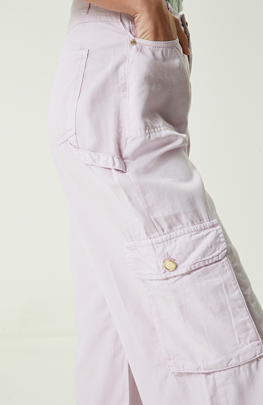 Pembe Denim Pantolon