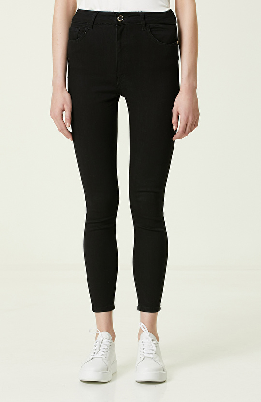 Siyah Denim Pantolon