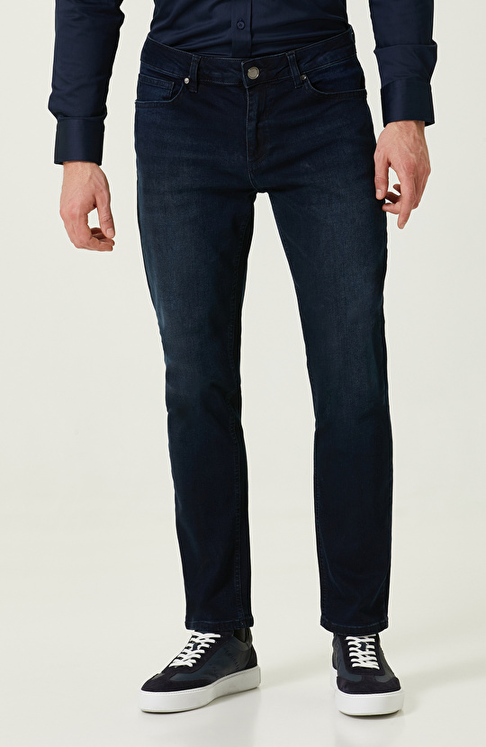 Lacivert Denim Pantolon