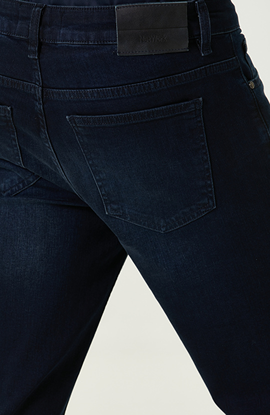 Lacivert Denim Pantolon